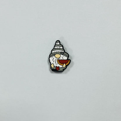 20Pcs Silicone Focal Beads Cartoon Dwarf Front Facing 12