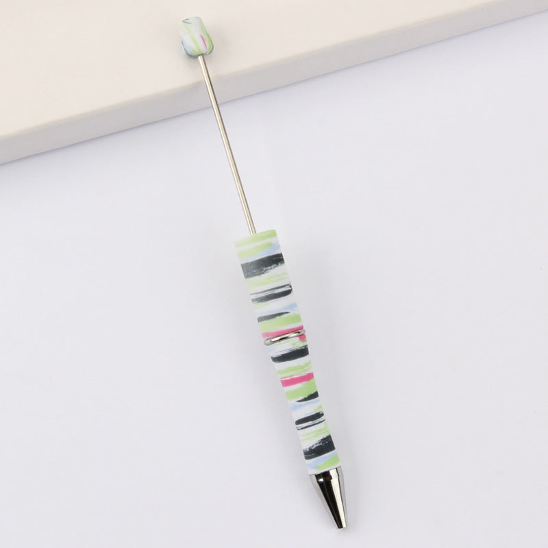 Printed Pattern Beadable Ballpoint Pens DIY Craft Supplies 43
