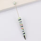 Printed Pattern Beadable Ballpoint Pens DIY Craft Supplies 43