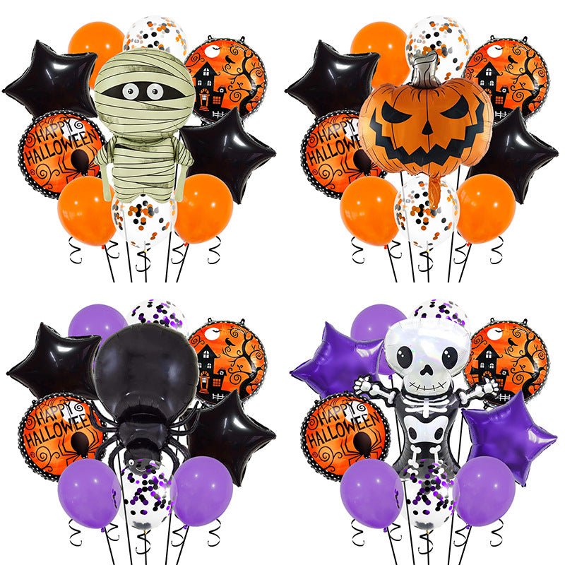 Halloween Foil Balloon Set Party Decoration 20x15x1.5cm