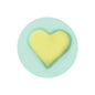 50pcs 15mm Heart Star Silicone Beads Solid Color 15