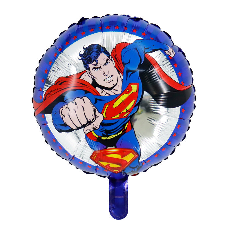 Superhero Round Foil Balloons Party Decoration 50pcs 18 Inch 4