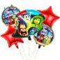 Inside Out Foil Balloon Set Kids Birthday Party Decoration 5pcs 10pcs 9