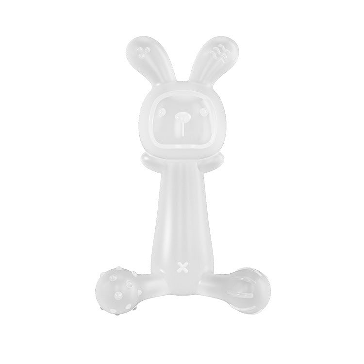 Silicone Rabbit Baby Teether Toy Set of 3 for Babies 10