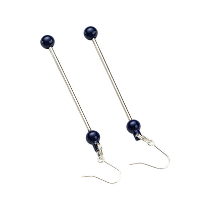 Beadable Earrings Metal DIY 7.8cm Length Craft Supplies 5