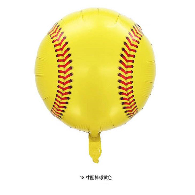 Sport Themed Foil Balloons Birthday Party Decoration 5pcs 7