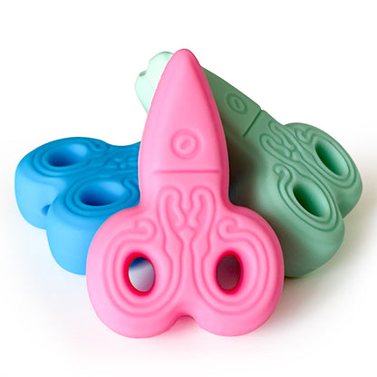 20Pcs Silicone Focal Beads Creative Scissors Front Facing Design 5