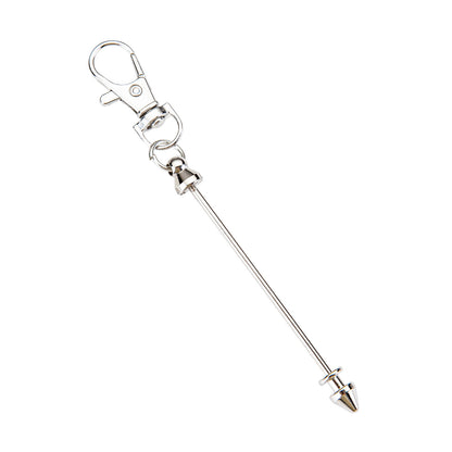 Beadable Keychain Metal Conical Bullet DIY Craft Supplies 5