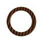 65mm Printed Silicone Beads Rings Multi Color Design 21
