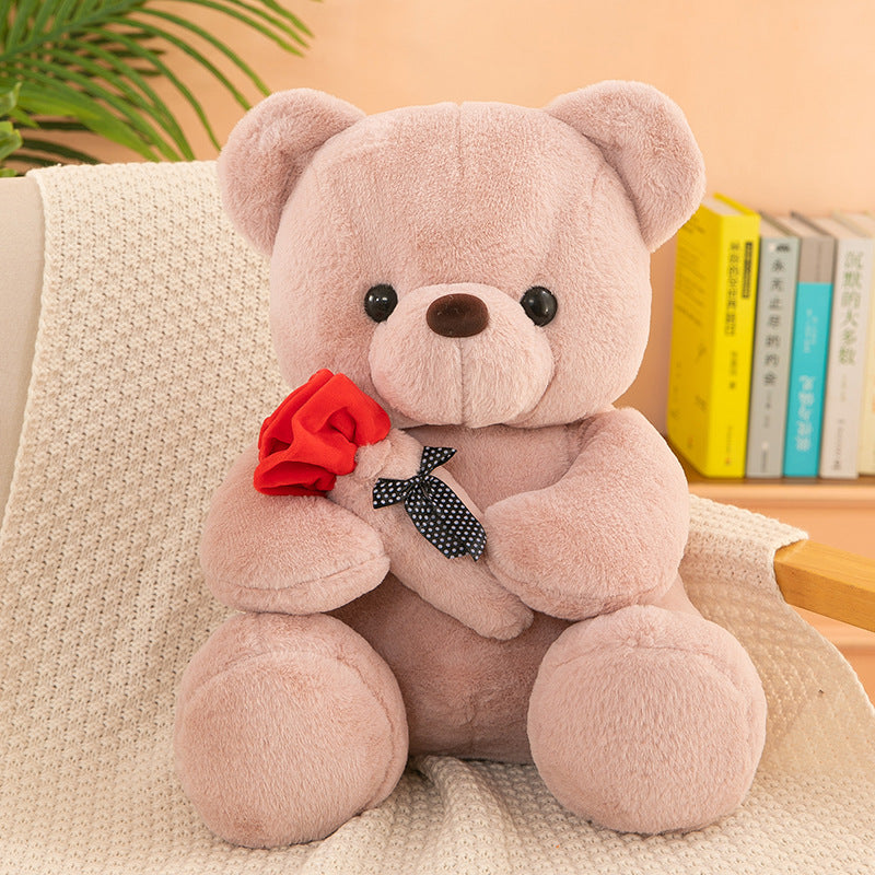 Rose Bear Plush Toy Valentine Teddy Bear Gift 25cm 35cm 45cm 6