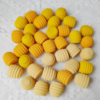 Small Beech Wood Building Blocks Educational Toy 36pcs 21