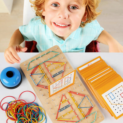 Wooden Nail Board Montessori Toys Fine Motor Skills for Kids 3