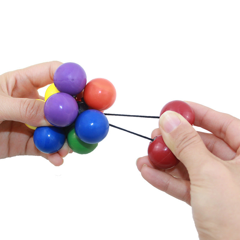 Plastic Fidget Ball Twist Squeeze Sensory Fidget Toy 3
