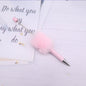 Fuzzy Plush Beadable Ballpoint Pens DIY Craft Supplies Decorative 11