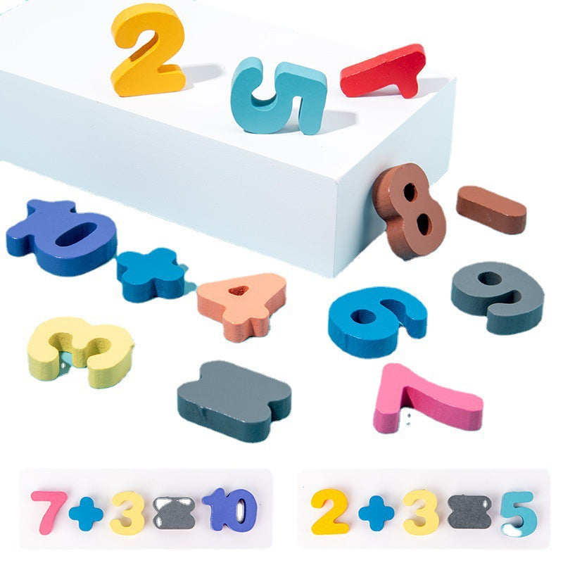 Wooden Magnetic Puzzle Board Montessori Toys Educational Toy 7