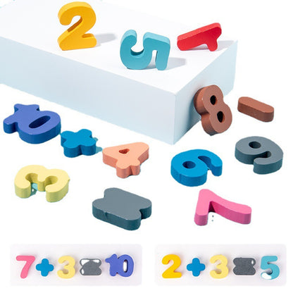 Wooden Magnetic Puzzle Board Montessori Toys Educational Toy 7