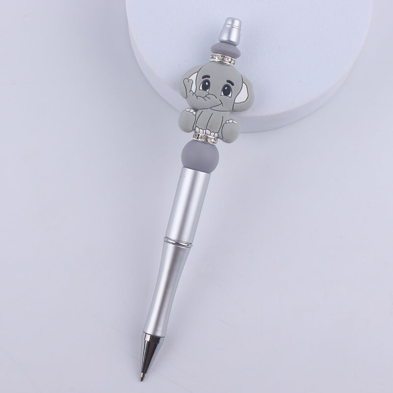 Animal Silicone Beaded Pens Handmade Novelty Ballpoint Pen Gift 10