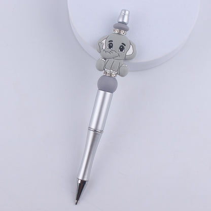 Animal Silicone Beaded Pens Handmade Novelty Ballpoint Pen Gift 10