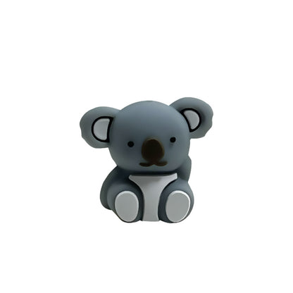 Silicone 3D Focal Beads Cartoon Animal Assorted Characters Front Facing 8