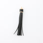 PU Leather Tassel Keychain with Buckle Charm for Women 7