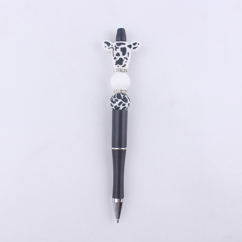 Cowhead Silicone Beaded Pens Colorful Handmade Office School Supplies 10