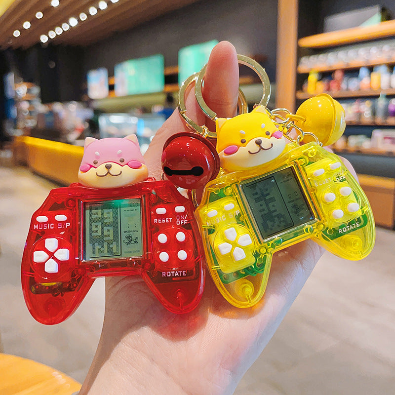 Cartoon Mini Game Machine Plastic Keychain Creative Toy Charm 3