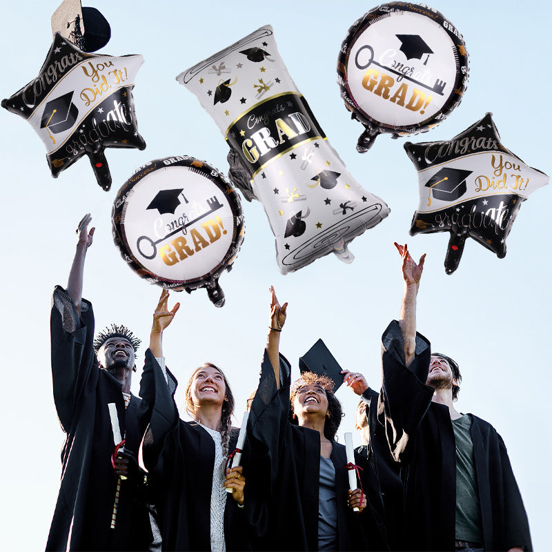 Graduation Foil Balloon Set Party Decoration 1Set 3