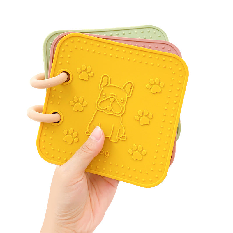 Silicone Teething Toy Animal and Fruit Book for Baby 5