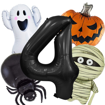 Ghost Pumpkin Spider Foil Balloon Halloween Party Decoration Set 8