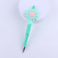 Flower Silicone Beaded Pens Handmade Novelty Ballpoint Pens Gift 8