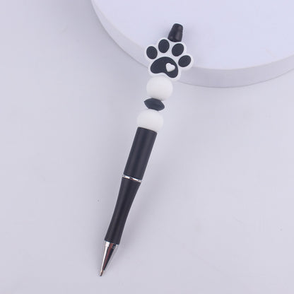 Dog Claw Silicone Beaded Pens Ballpoint Writing Office School Supplies 9