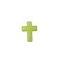 20Pcs Silicone Focal Beads Bow Cross Solid Luminous Design 19