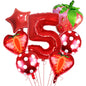 Strawberry Foil Balloon Set Party Decoration 32 Inch 5