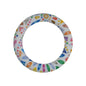 65mm Printed Silicone Beads Rings Multi Color Design 17
