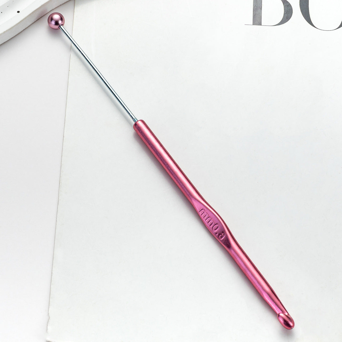 Beadable Crochet Hooks Metal DIY Craft Tool 3.0mm-6.0mm Sizes 27