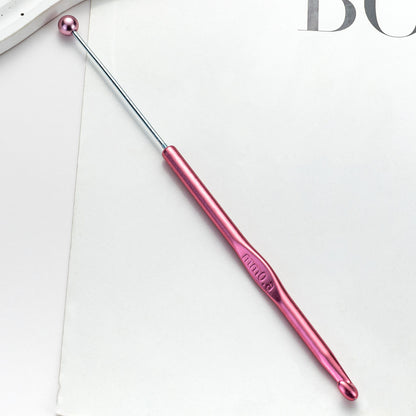 Beadable Crochet Hooks Metal DIY Craft Tool 3.0mm-6.0mm Sizes 27