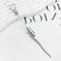 Beadable Letter Opener Metal DIY Craft Supplies 18.4cm Keychain 8