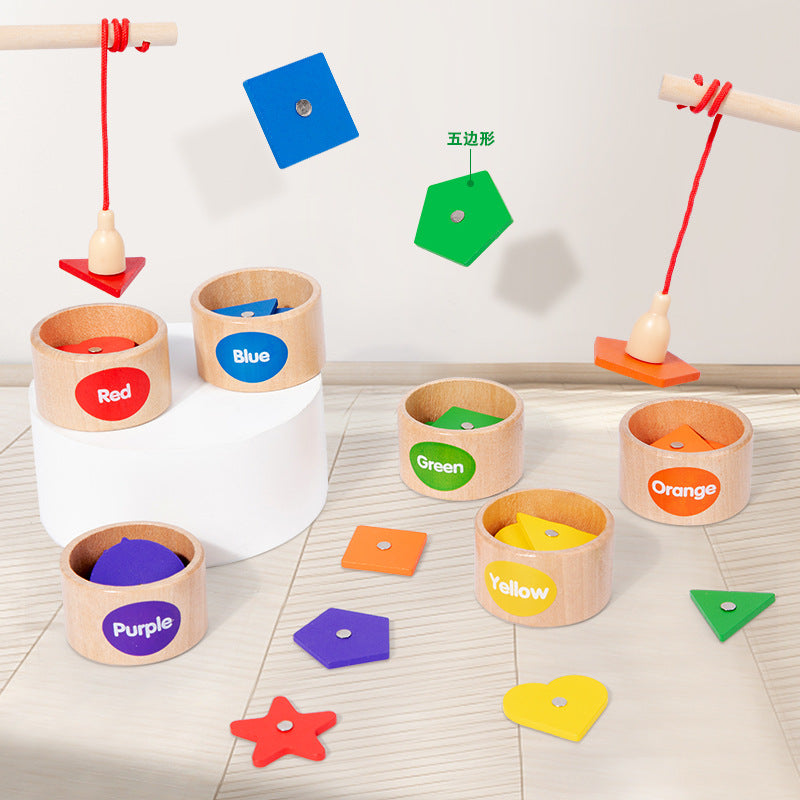 Wooden Color Sorting Box Montessori Toys Educational Activity – Chieeon