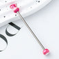 Beadable Keychain Pole Metal Electroplated DIY Craft Supplies Accessories 25