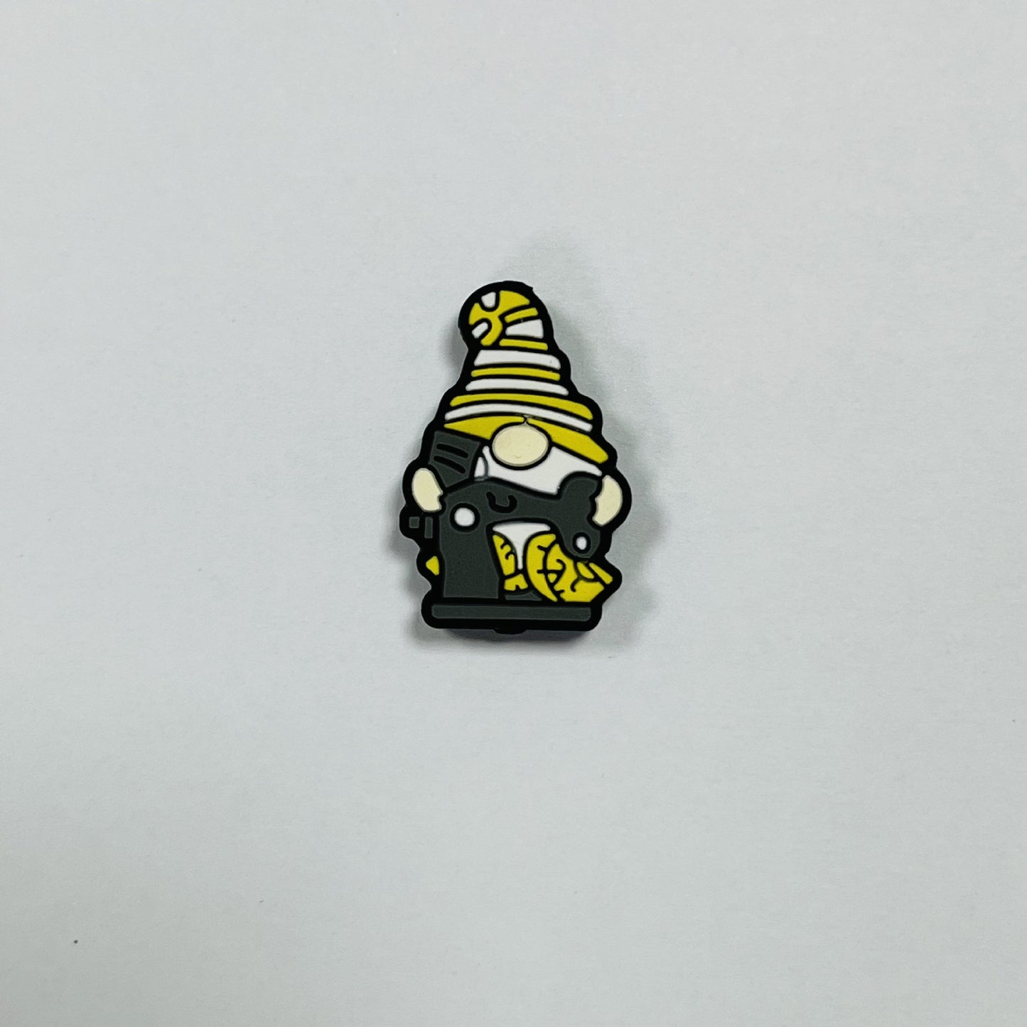 20Pcs Silicone Focal Beads Cartoon Dwarf Front Facing 14