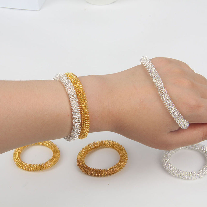 Steel Spiky Sensory Fidget Ring Bracelet 5.5cm Diameter
