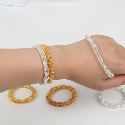 Steel Spiky Sensory Fidget Ring Bracelet 5.5cm Diameter