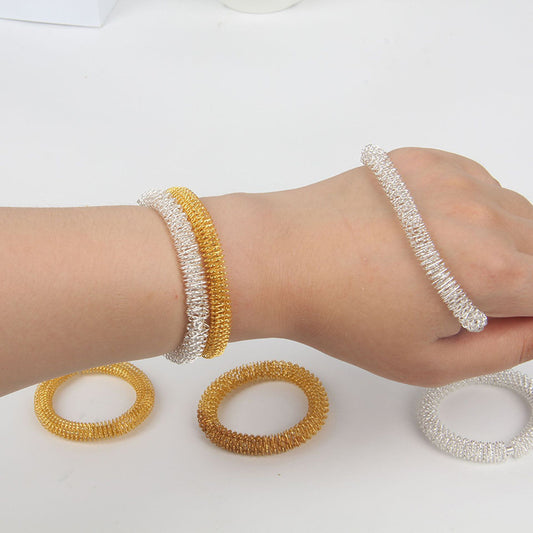 Steel Spiky Sensory Fidget Ring Bracelet 5.5cm Diameter