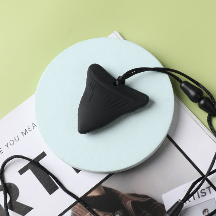 Silicone Baby Shark Teething Chew Necklace 4.9 x 5cm 8