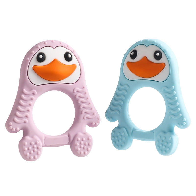 Silicone Penguin Baby Teether Toy for Infant 2