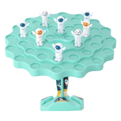 Plastic Balance Table Game Toy with Astronaut Battle Figures