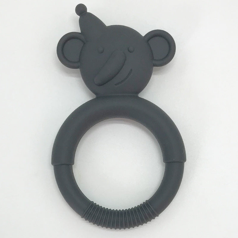 Silicone Baby Teething Toy Snowman Shape 2 Pcs Set 12