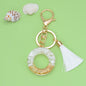 Tassel Letter Keychain A to Z Resin Initial Charm 44