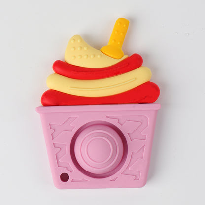 Silicone Ice Cream Baby Teething Toy for Infants 4