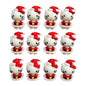 20Pcs Silicone 3D Focal Beads Christmas Cartoon Animals Variety 4